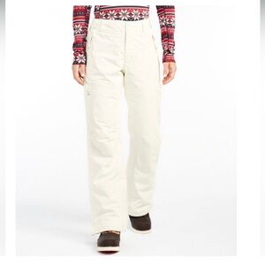 White ski pants! Worn once!